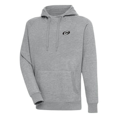 Carolina Hurricanes Antigua Metallic Logo Victory Pullover Hoodie