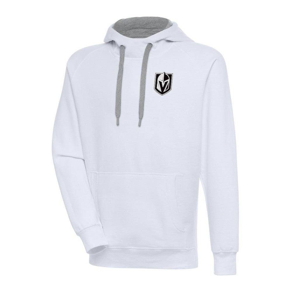 Vegas Golden Knights Antigua Metallic Logo Victory Pullover Hoodie