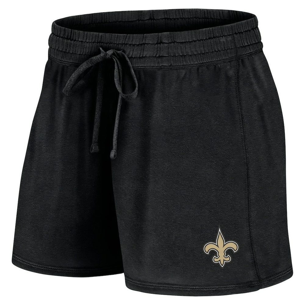 NFL New Orleans Saints Women's Start to Finish T-Shirt & Shorts Combo Pack