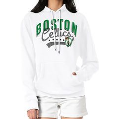 Boston Celtics G-III 4Her by Carl Banks Women's Filigree Logo Pullover Hoodie - White shop