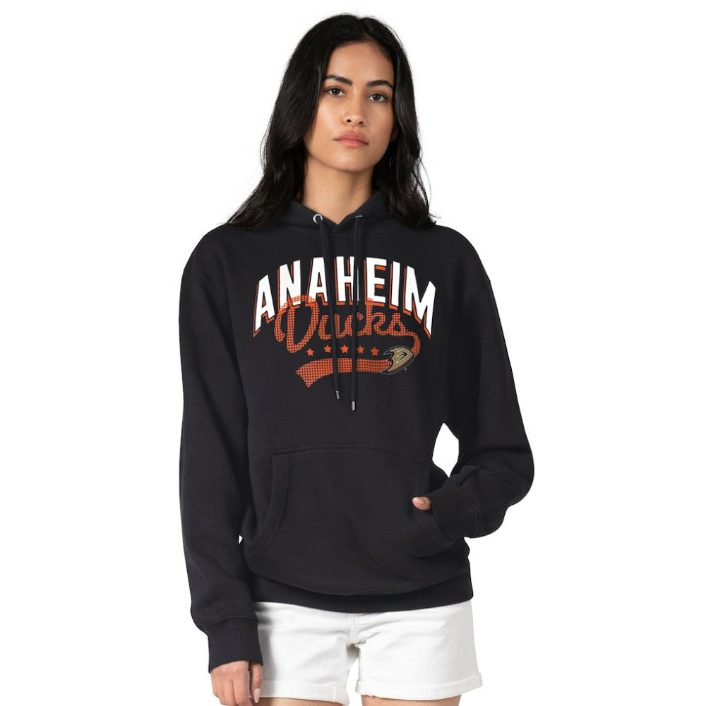 Anaheim Ducks G-III 4Her by Carl Banks Women's Filigree Logo Pullover Hoodie – Black