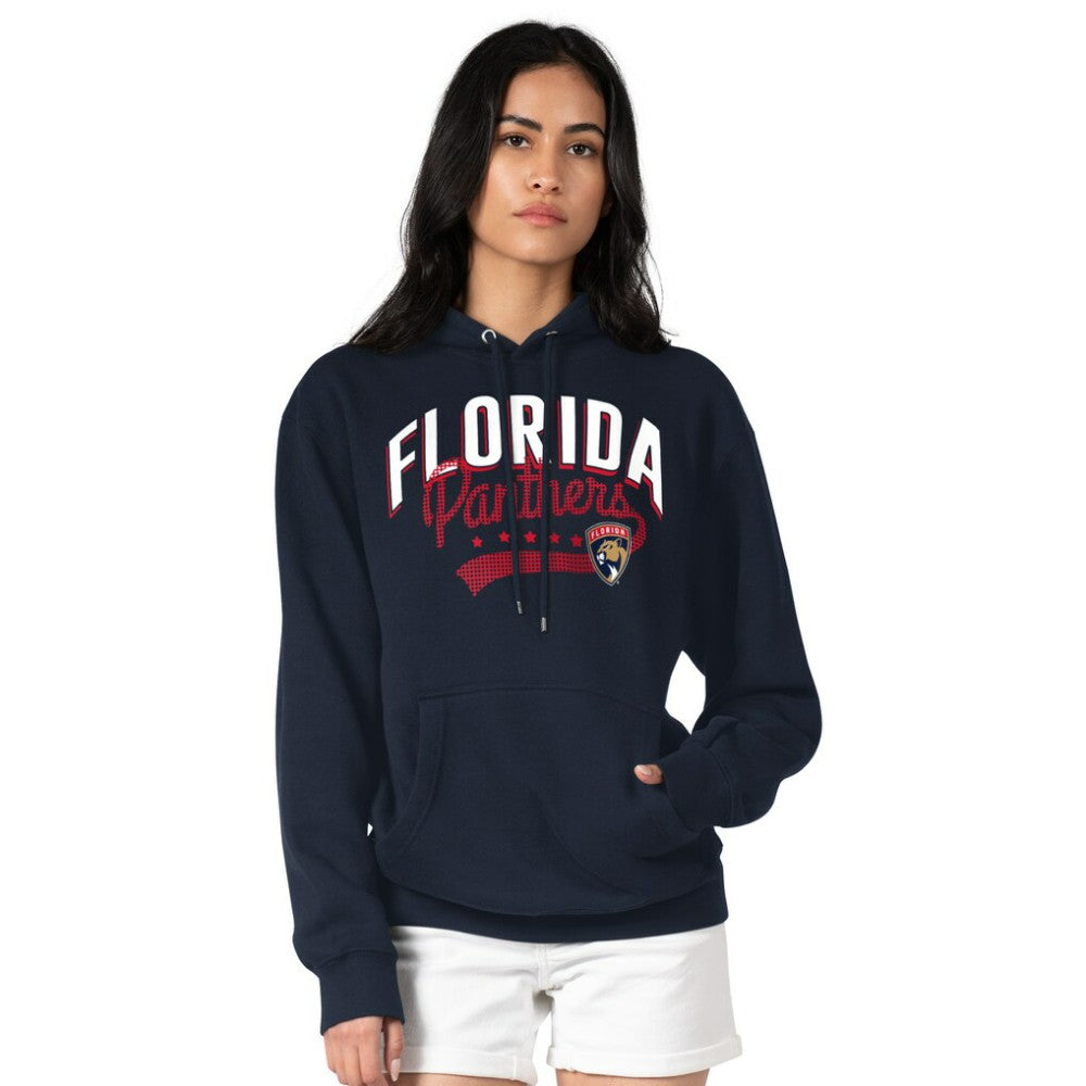 Florida Panthers G-III 4Her by Carl Banks Women's Filigree Logo Pullover Hoodie – Navy