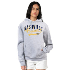 Nashville Predators G-III 4Her by Carl Banks Women's Filigree Logo Pullover Hoodie – Gray