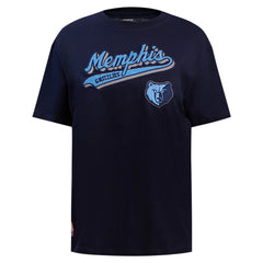 Memphis Grizzlies Pro Standard Women's Script Boyfriend T-Shirt - Navy shop