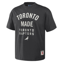 Toronto Raptors NBA x Staple Heavyweight Oversized T-Shirt - Anthracite sale