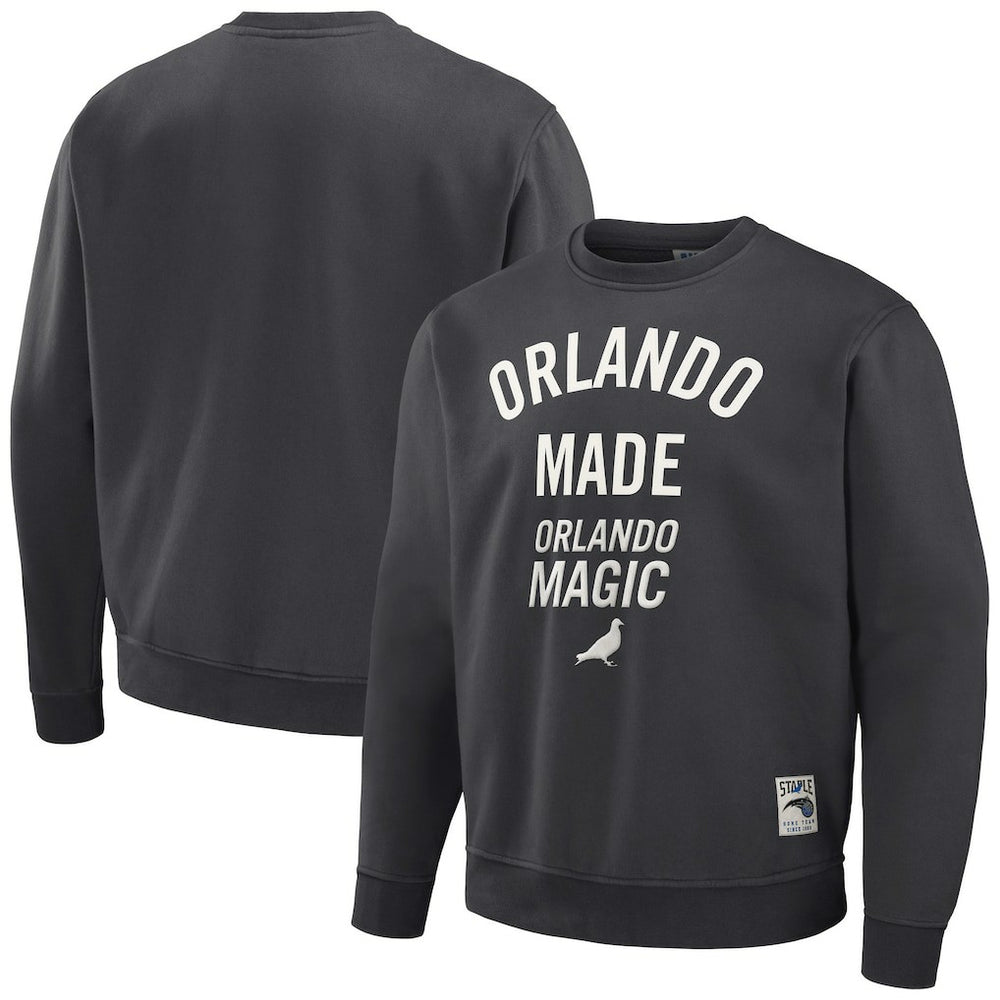 Orlando Magic NBA x Staple Plush Pullover Sweatshirt - Anthracite sale