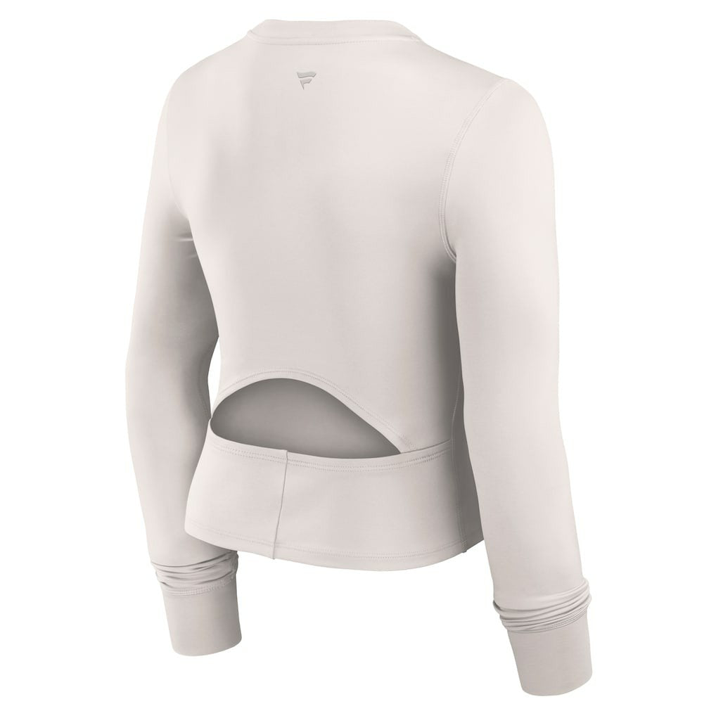 NFL New Orleans Saints Women's Studio Fitted Long Sleeve Gym Top