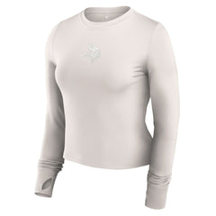 NFL Minnesota Vikings Women's Studio Fitted Long Sleeve Gym Top