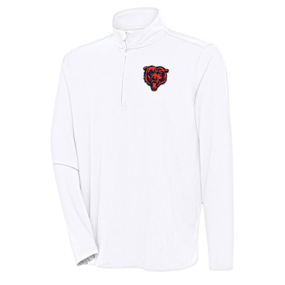 NFL Chicago Bears Antigua Hunk Quarter-Zip Pullover Top