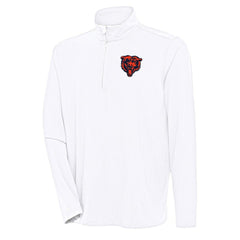 NFL Chicago Bears Antigua Hunk Quarter-Zip Pullover Top