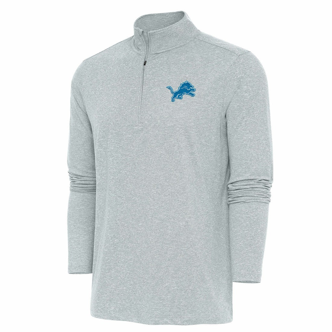 NFL Detroit Lions Antigua Hunk Quarter-Zip Pullover Top