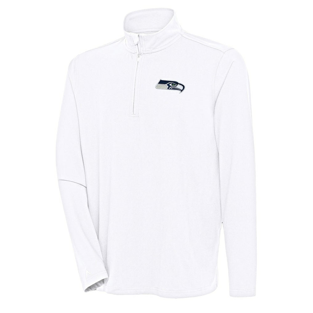 NFL Seattle Seahawks Antigua Hunk Quarter-Zip Pullover Top