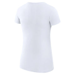 Dallas Mavericks G-III 4Her by Carl Banks Women's Super-Slim Fit Lightweight Filigree Logo T-Shirt - White on sale