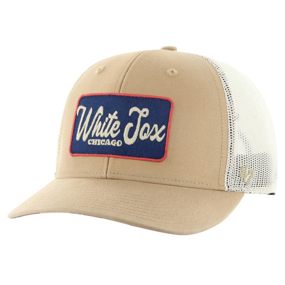 Chicago White Sox Glory Daze Trucker Adjustable Hat - Khaki | 47 brand