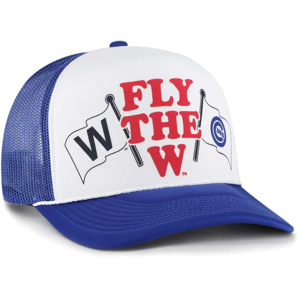Chicago Cubs Retro Region Foam Trucker Adjustable Hat - Royal | 47 brand