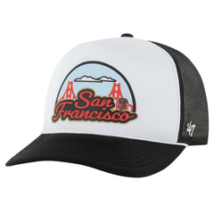 San Francisco Giants Retro Region Foam Trucker Adjustable Hat - Black | 47 brand