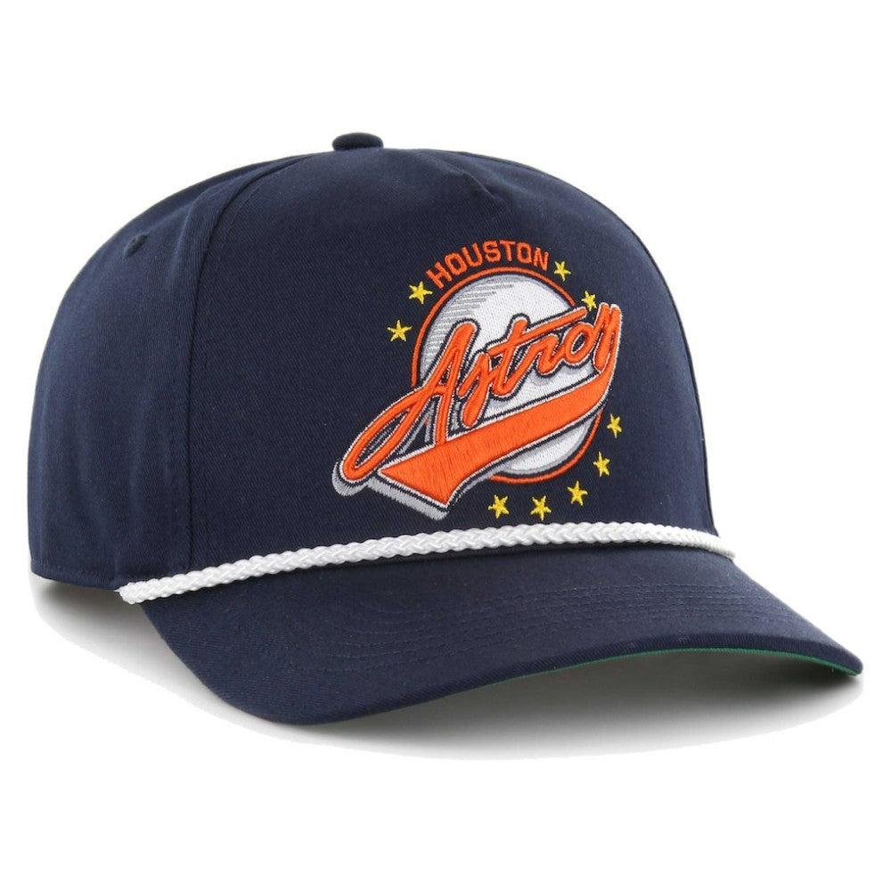 Houston Astros Wax Pack Collection Premier Hitch Adjustable Hat - Navy | 47 brand