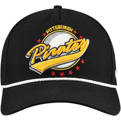 Pittsburgh Pirates Wax Pack Collection Premier Hitch Adjustable Hat - Black | 47 brand