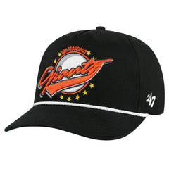 San Francisco Giants Wax Pack Collection Premier Hitch Adjustable Hat - Black | 47 brand