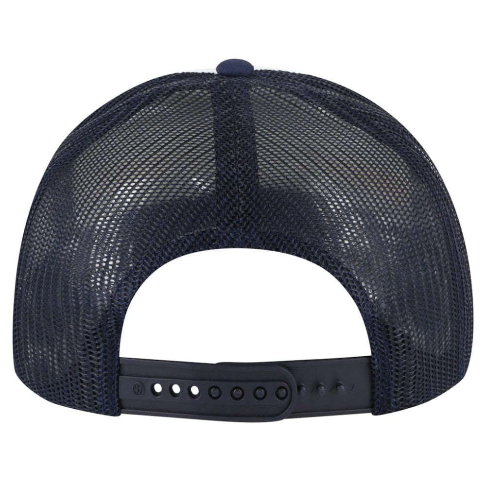 New York Yankees Cooperstown Collection Wax Pack Express Trucker Adjustable Hat - White/Navy | 47 brand