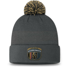 Vegas Golden Knights Fanatics 2024 NHL Draft Cuffed Knit Hat with Pom
