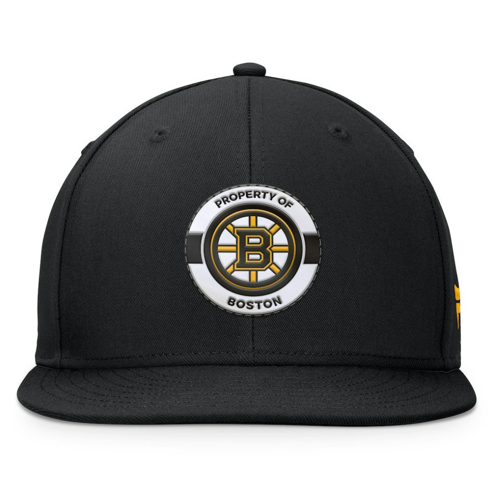 Boston Bruins Fanatics Authentic Pro Training Camp Snapback Hat