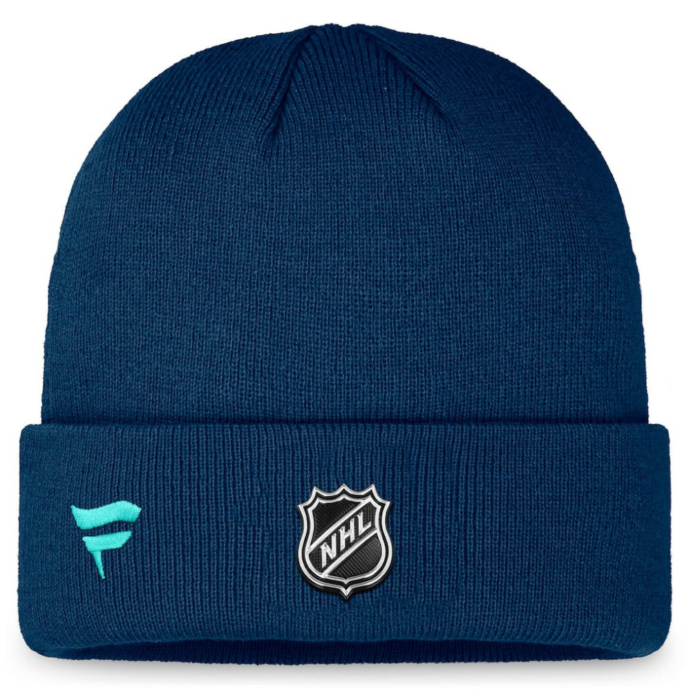 Seattle Kraken Fanatics Authentic Pro Training Camp Cuffed Knit Hat