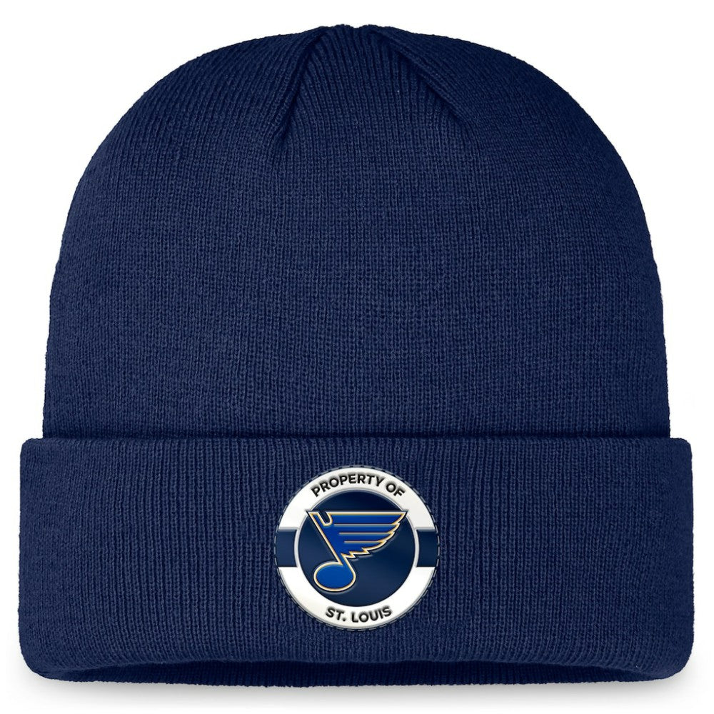 St. Louis Blues Fanatics Authentic Pro Training Camp Cuffed Knit Hat