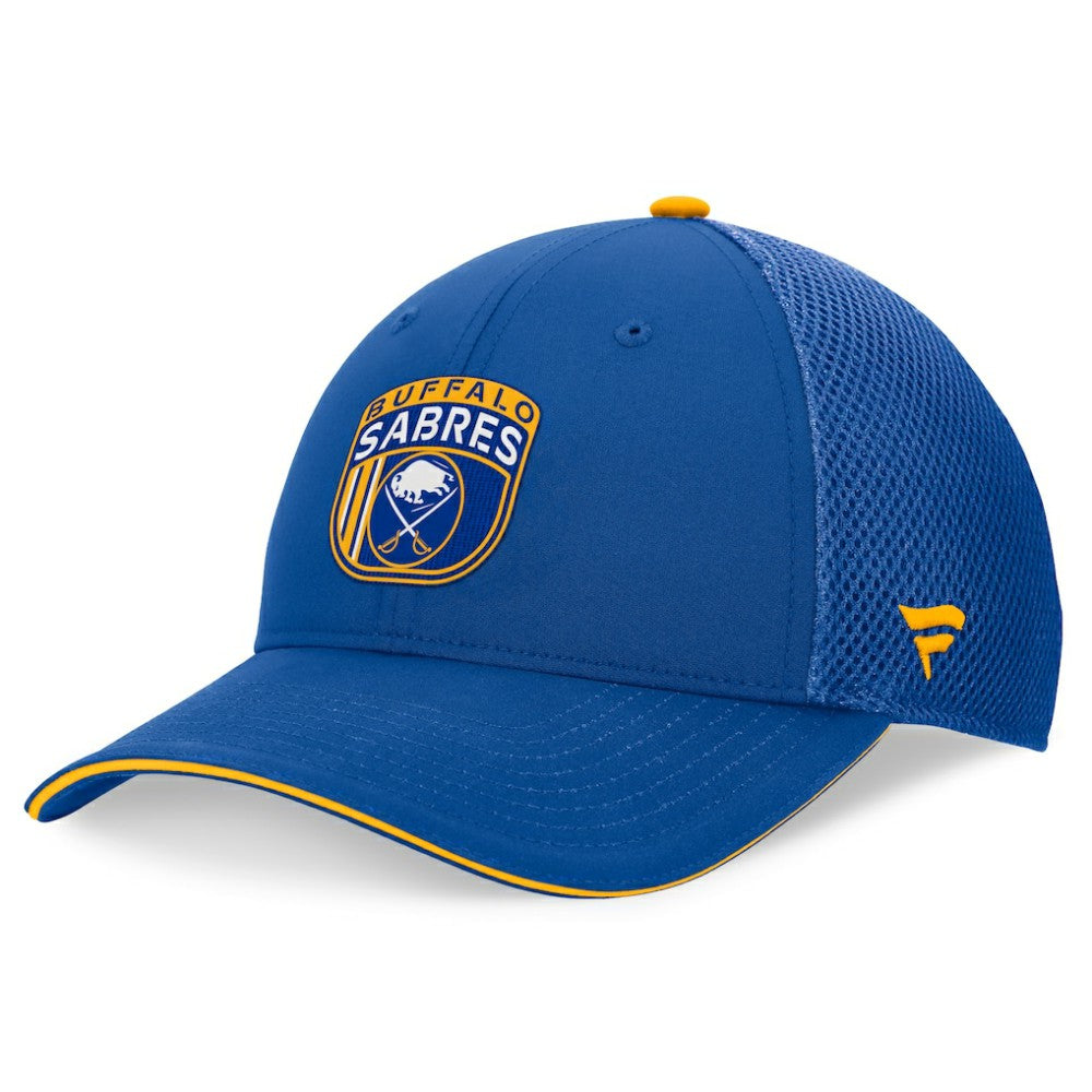 Buffalo Sabres Fanatics 2024 NHL Draft On Stage Trucker Adjustable Hat