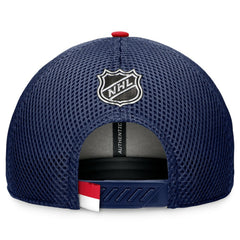 Columbus Blue Jackets Fanatics 2024 NHL Draft On Stage Trucker Adjustable Hat
