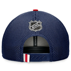 New York Rangers Fanatics 2024 NHL Draft On Stage Trucker Adjustable Hat