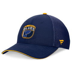 St. Louis Blues Fanatics 2024 NHL Draft On Stage Trucker Adjustable Hat