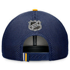 St. Louis Blues Fanatics 2024 NHL Draft On Stage Trucker Adjustable Hat