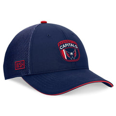 Washington Capitals Fanatics 2024 NHL Draft On Stage Trucker Adjustable Hat