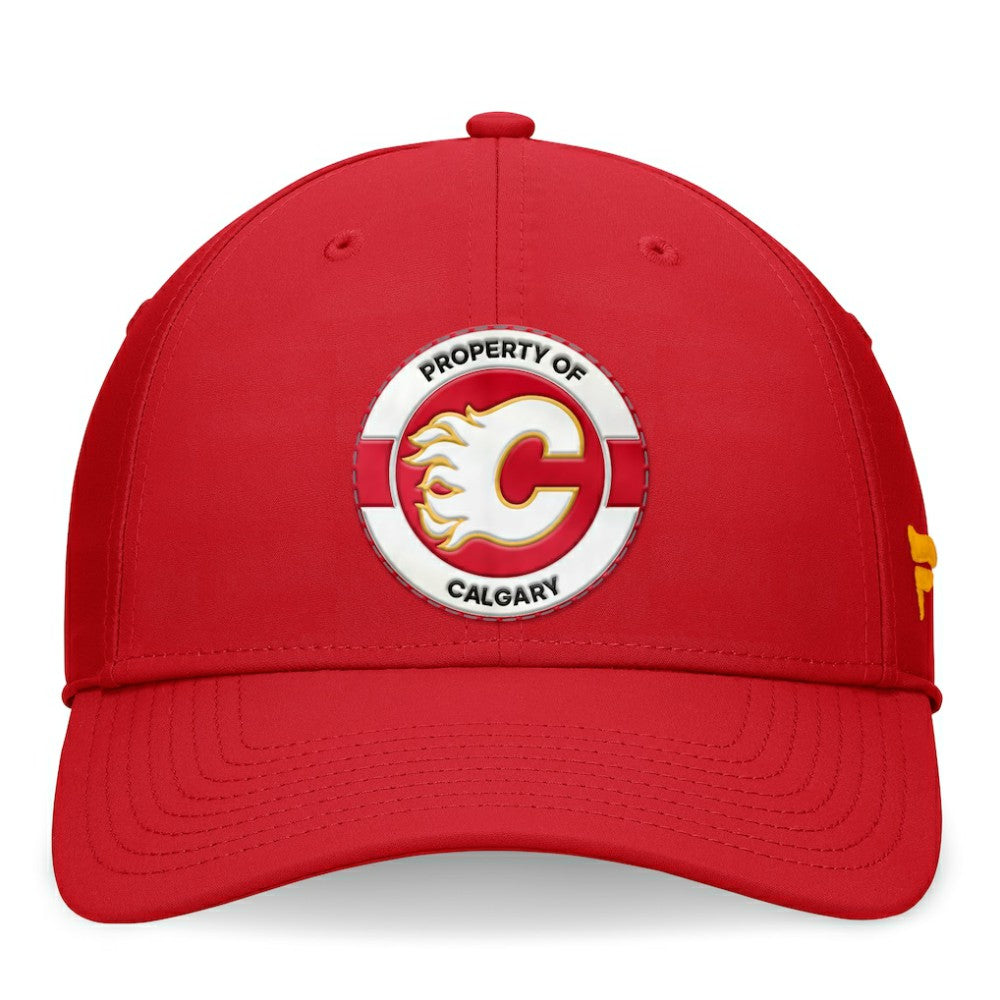 Calgary Flames Fanatics Authentic Pro Training Camp Flex Hat