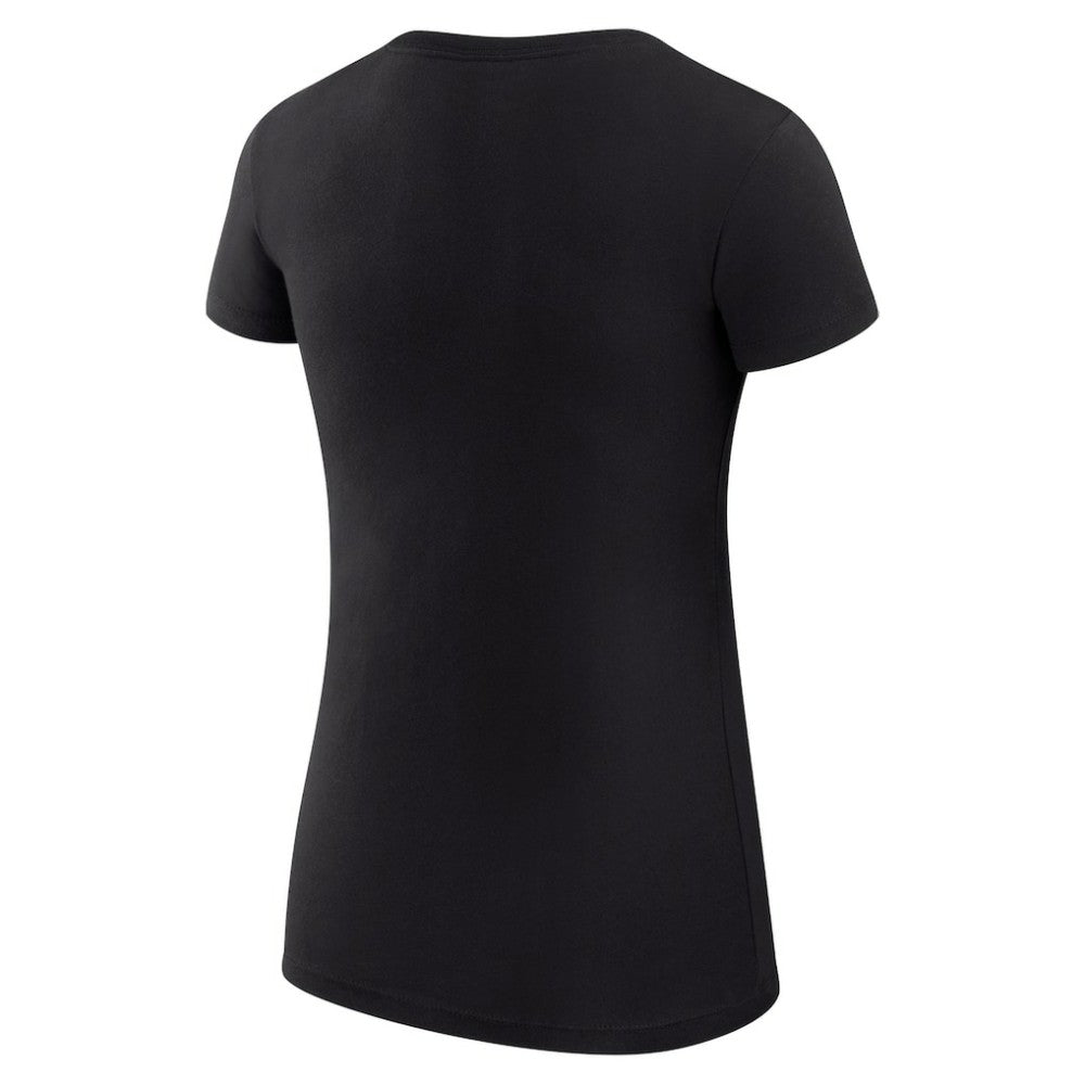 Pittsburgh Penguins G-III 4Her by Carl Banks Women's Super-Slim Fit Lightweight Filigree Logo T-Shirt – Black
