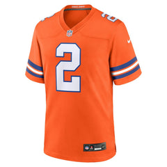 NFL Denver Broncos Patrick Surtain II  Mile High Collection 1977 Throwback Player Game Jersey