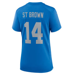 NFL Detroit Lions Amon-Ra St. Brown  Women's Alternate Game Jersey