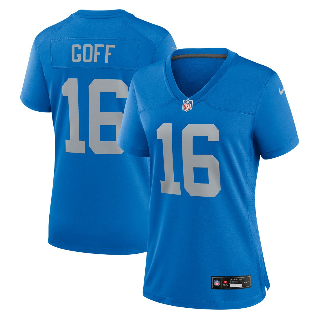 NFL Detroit Lions Jared Goff  Women's Alternate Game Jersey
