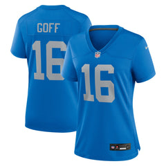 NFL Detroit Lions Jared Goff  Women's Alternate Game Jersey