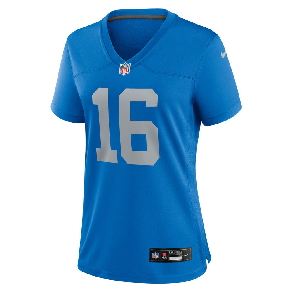 NFL Detroit Lions Jared Goff  Women's Alternate Game Jersey