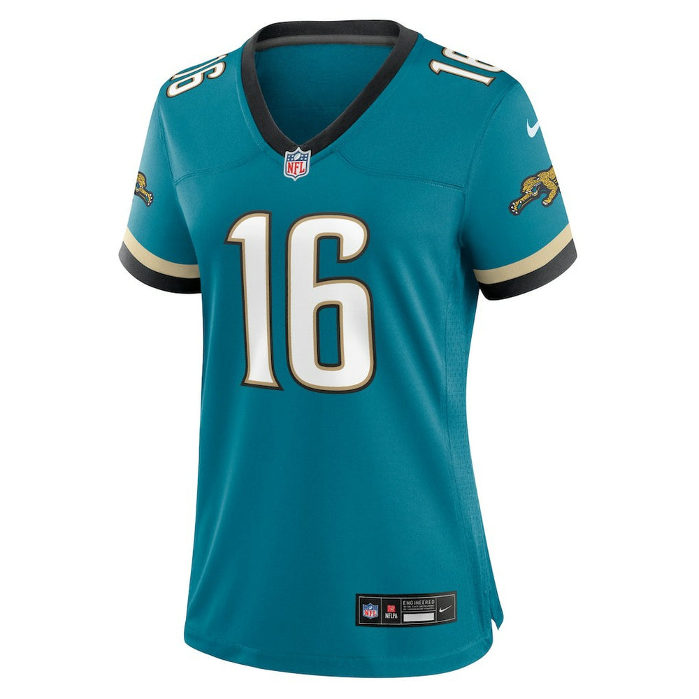 NFL Jacksonville Jaguars Trevor Lawrence  Women's Prowler Throwback Game Jersey