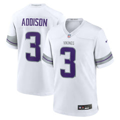 NFL Minnesota Vikings Jordan Addison  Alternate Game Player Jersey