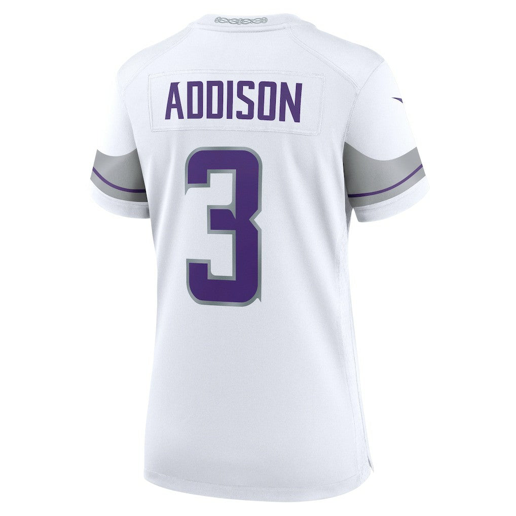 NFL Minnesota Vikings Jordan Addison  Women's Alternate Game Player Jersey