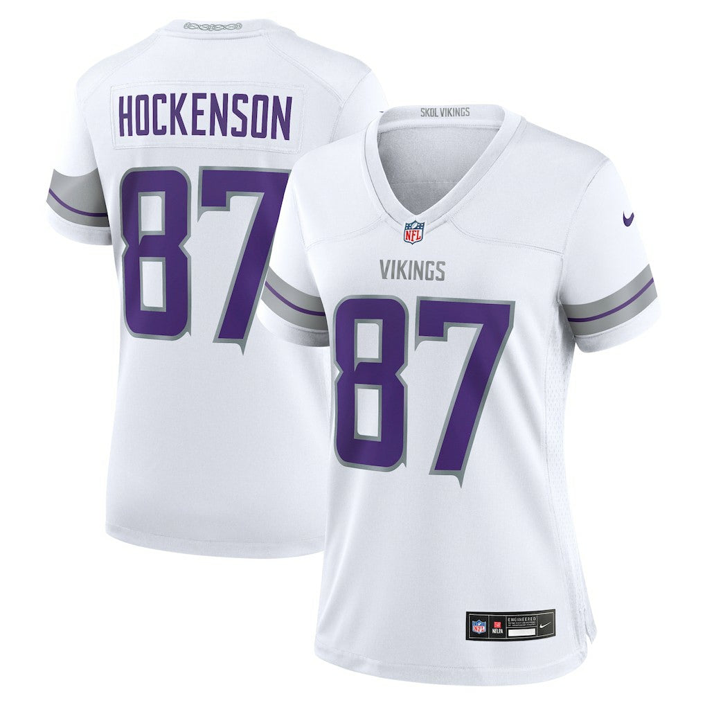 NFL Minnesota Vikings T.J. Hockenson  Women's Alternate Game Player Jersey