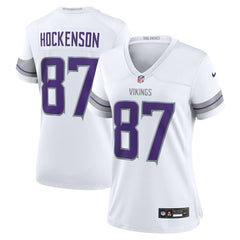 NFL Minnesota Vikings T.J. Hockenson  Women's Alternate Game Player Jersey