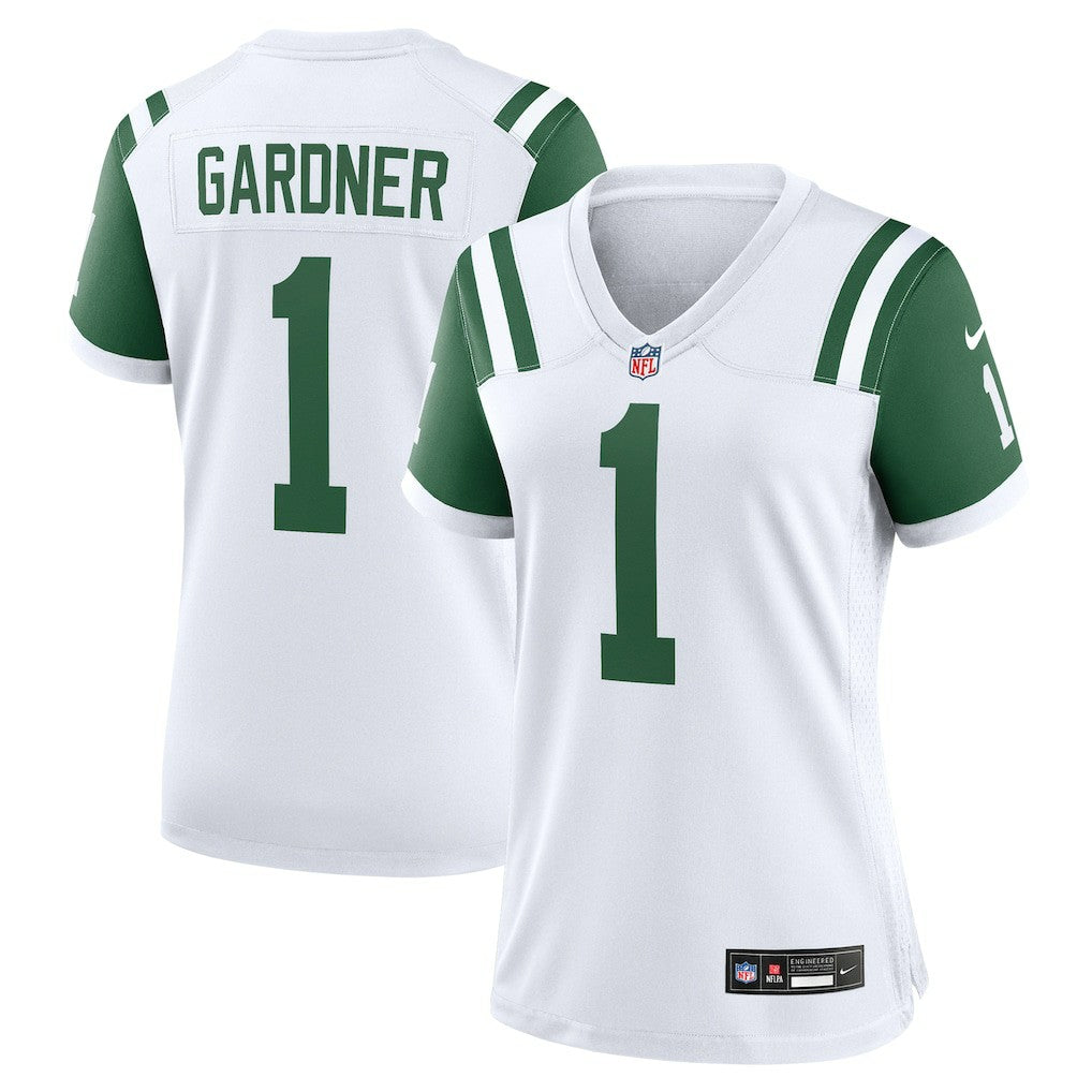 NFL New York Jets Ahmad Sauce Gardner  Women's Classic Alternate Game Jersey