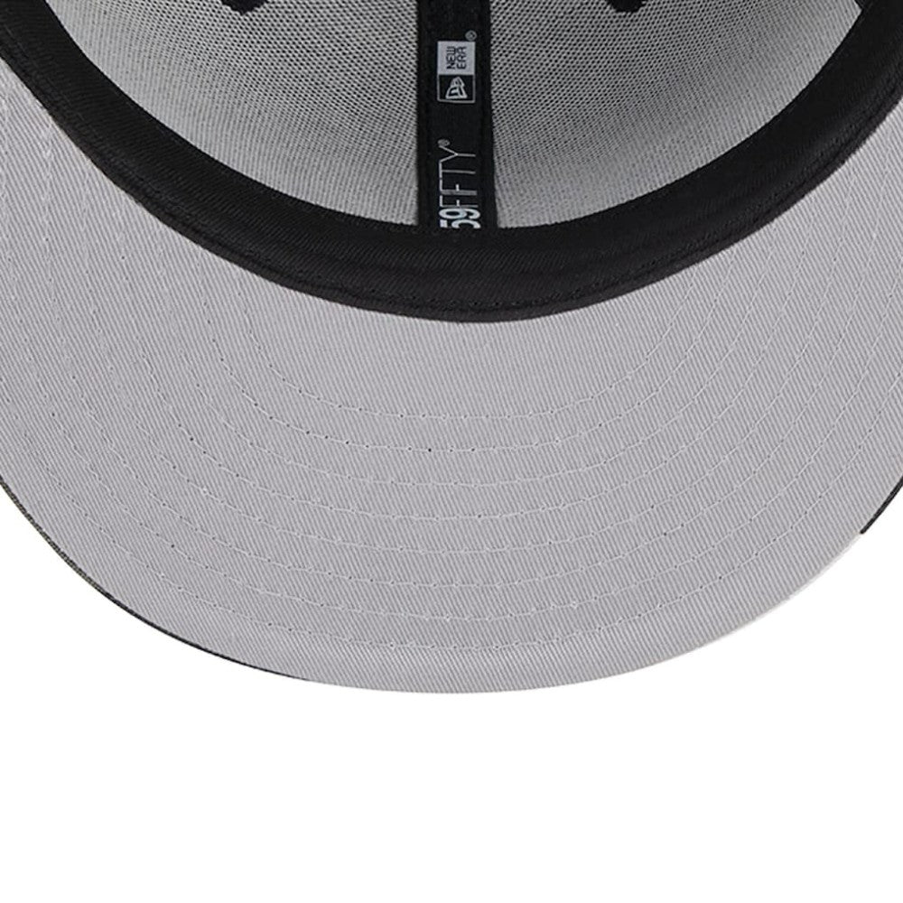 Chicago Cubs Metallic Camo 59FIFTY Fitted Hat - Black | New Era