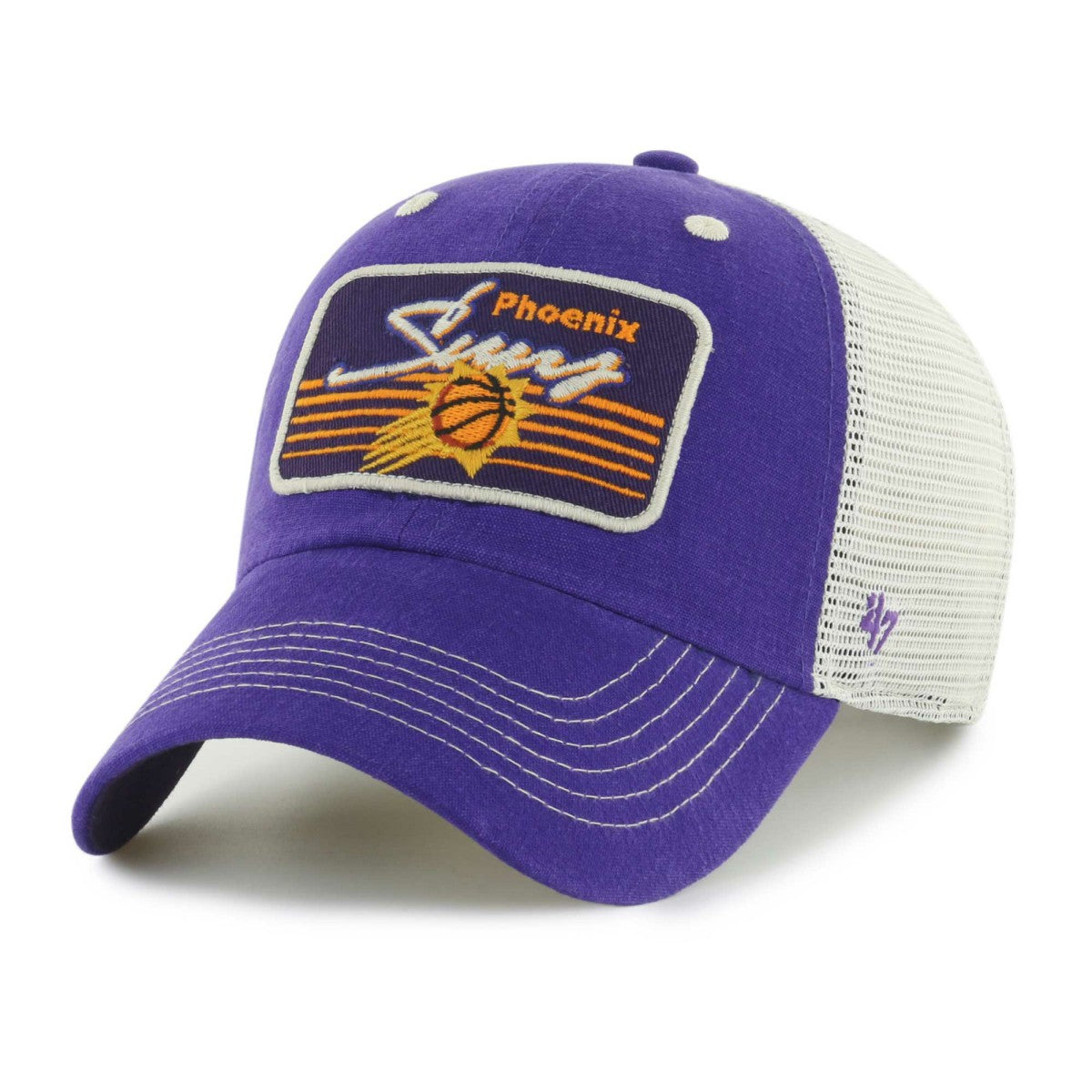 Phoenix Suns '47 Five Point Patch Clean Up Adjustable Hat - Purple | 47 brand shop