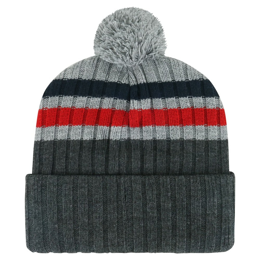 Washington Capitals '47 Stack Patch Cuffed Knit Hat with Pom